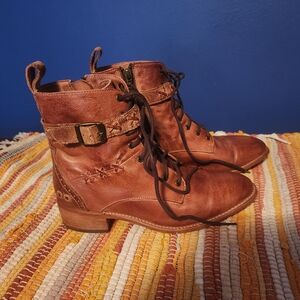BED|STU ERA  Lace Up - zip Boots